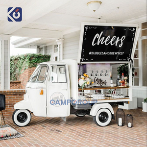 CAMP Nueva Concesión retro 10 pies bicicleta pequeña carrito de comida triciclo móvil remolque de comida mini <span class=keywords><strong>restaurante</strong></span> vintage - Product Image 4