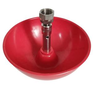 ZZ LM72 Fontaine automatique pour volaille (2 <span class=keywords><strong>pintes</strong></span>) Bol d'abreuvoir en plastique robuste avec fixation de tuyau pour gibier à plumes canard poussin poulet de chair - Product Image 5