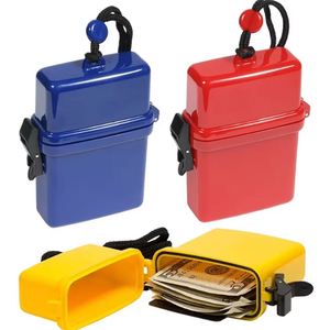 Custom Logo Printed Waterproof Hard Shell Hanging Neck Plastic Cigarette Case Multi Purpose <b>Storage</b> <b>Box</b> for Beach Swimming - Product Image 2
