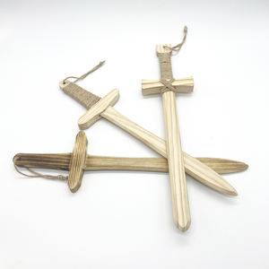 Hafif çocuk kılıç oyuncak komik ahşap kılıç güvenli ahşap açık oyun kılıç - Product Image 1