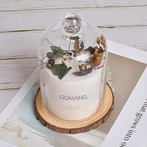 ชุดเทียนถั่วเหลืองเทียนหอมแก้วสีทองแบบไร้ควันตกแต่งบ้านแบบใหม่ไร้ควันสำหรับเป็นของขวัญวันวาเลนไทน์ - Product Image 1