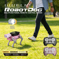 Intelligenter Elektrischer Ferngesteuerter Roboterhund Interaktives Kinderspielzeug für Früherziehung 30M Reichweite Innen-Außen Geburtstagsgeschenk