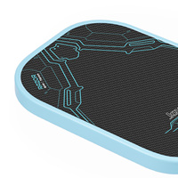 Raquette de pickleball Joysent avec logo personnalisé, 14 mm, fibre de carbone, noyau en mousse Gen5, professionnelle, approuvée USAPA, vente en gros d'usine