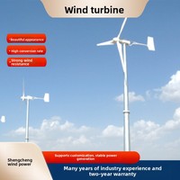 Éolienne haute puissance 30KW pour la production d'énergie éolienne, tension 360V, douze vitesses, vente en gros d'usine, projet d'ingénierie du Shandong