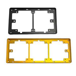 AU US Standard v سبائك الألومنيوم واي فاي لوحة مفاتيح ذكية للمنزل والفندق 1/<span class=keywords><strong>2</strong></span>/عصابة سدادة مآخذ LCD إطار - Product Image 2