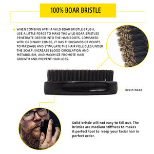 Kit de soin de la barbe pour homme <span class=keywords><strong>Appti</strong></span> Natural, marque privée, comprenant sérum de croissance, huile, brosse, baume, kit de croissance de la barbe - Product Image 5