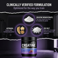 Pureon OEM Comprimés de Créatine Monohydrate Micronisée Végétalienne pour Adultes – Complément Booster pour la Force Musculaire et la Récupération