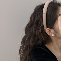 Vente en gros en stock personnalisé automne hiver coeur nouveau rétro dessin animé mignon bandes de cheveux bandeau accessoires cadeaux pour femmes filles
