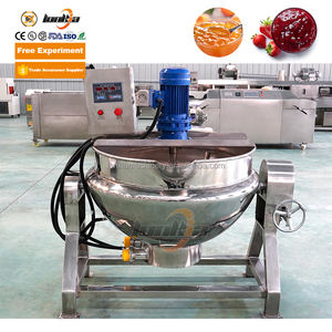 LONKIA Marmite bouillante en acier inoxydable marmite basculante électrique/vapeur/gaz/thermique Bouilloire à enveloppe d'huile avec mélangeur <span class=keywords><strong>Prix</strong></span> - Product Image 4