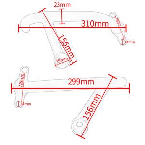 XXUN Moto <span class=keywords><strong>Crash</strong></span> <span class=keywords><strong>Bar</strong></span> pour <span class=keywords><strong>KAWASAKI</strong></span> <span class=keywords><strong>Z900</strong></span> 2020-2025 Set Engine Guard Frame Falling Protector Bumper - Product Image 6