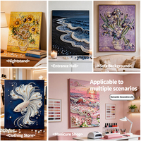 Peintures Diamantées 5D DIY Animaux 30*40cm, Kits d'Art Diamanté pour Adultes Débutants, Décoration Murale Maison
