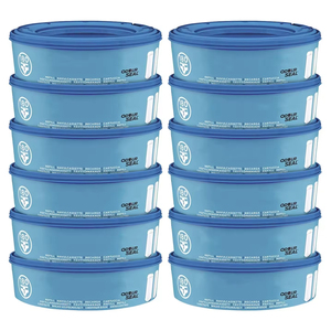 Angelcar E Recharge Seau à couches parfumé OEM Personnalisé 7 couches Joint automatique pour couches Contrôle des odeurs <span class=keywords><strong>Poubelle</strong></span> à couches Cassettes HDPE - Product Image 5