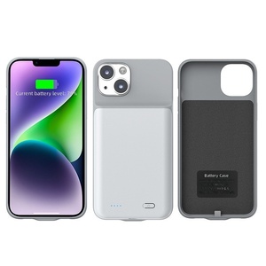 Coque de téléphone ultra-fine anti-chute exclusive pour le commerce électronique transfrontalier, <span class=keywords><strong>batterie</strong></span> externe au lithium polymère pour iPhones - Product Image 5
