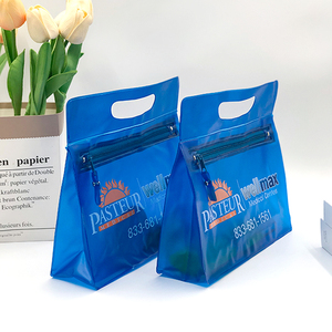 ถุงซิปพีวีซีแบบกำหนดเองได้ หลายขนาด หลายสี บรรจุภัณฑ์วัสดุรีไซเคิลใสสำหรับโปรโมชั่น - Product Image 2