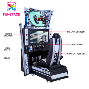 Accepteur de pièces <span class=keywords><strong>d</strong></span>'intérieur Funspace Initial <span class=keywords><strong>D</strong></span> <span class=keywords><strong>Arcade</strong></span> Racing Game Machine <span class=keywords><strong>Arcade</strong></span> 4D Car Racing Game Machine avec 1 an de garantie - Product Image 1