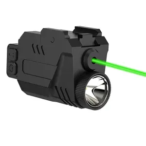 Lanterna laser verde combo lanterna tática com vigas verdes magnético recarregável