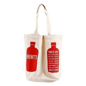 Bolsa de Lona para Vino con Logotipo Impreso, Bolsa de Almacenamiento de Lona de Algodón al por Mayor, Bolsa para Botella de Vino con Cordón - Product Image 4