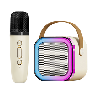 Professional Ktv <b>Players</b> Portable Machine with Wireless Microphones Blue Tooth Rechargeable Speaker - Product Image 1