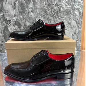 High Quality Red Bottoms leather shoes Men's luxury Leather Shoes a <b>Step</b> on All Senior Business Casual Shoes for Men - Product Image 3
