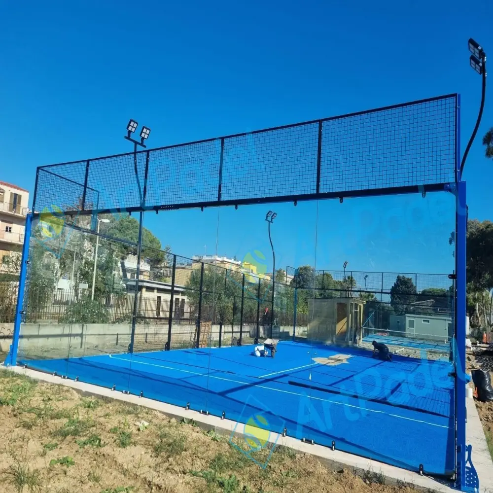 ARTPADEL New Style Padel Tennis Court colore blu Padel Court Indoor