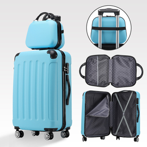 Nuovo arrivo set di valigie personalizzate <span class=keywords><strong>con</strong></span> <span class=keywords><strong>ruote</strong></span> universali borse da viaggio trolley <span class=keywords><strong>valigia</strong></span> da viaggio in ABS