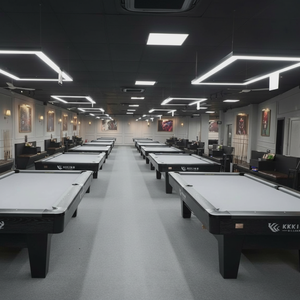 Table de billard haut de gamme avec lignes artistiques de luxe, parfaite pour les salons prestigieux modernes - Product Image 1