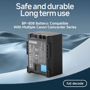 La batterie BP-808 convient aux appareils Canon S20, S21, FS10, HF10, HF11, HFG20, HF21 et <span class=keywords><strong>XA10</strong></span>. - Product Image 1