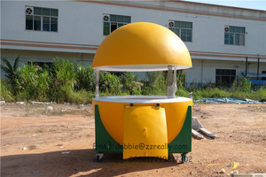 Carrito de Comida con Forma de Limón 2025, Quiosco de Comida Callejera en Venta, <span class=keywords><strong>Precio</strong></span> de Carrito de Comida para Usar en Supermercados - Product Image 2