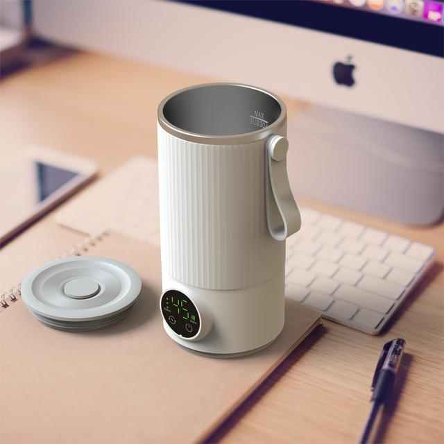 Factory Direct Cordless Rechargeable Electric Kettle 350ml Capacity Portable Smart Stainless Steel for Outdoor & Car Use