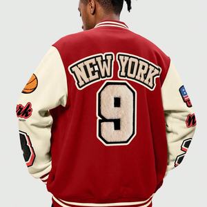 Chaquetas Varsity Personalizadas para Hombre, Estilo Universitario, Estilo Urbano, Parches, Bordado 3D en Chenilla, Botones, Chaqueta de Béisbol de Invierno - Product Image 2