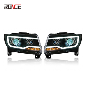 Montaje de faros delanteros para <span class=keywords><strong>Jeep</strong></span> <span class=keywords><strong>Compass</strong></span> 2011-2016 modificación LED faro delantero Plug and Play lámpara delantera DRL - Product Image 4