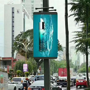 Poste <span class=keywords><strong>de</strong></span> lámpara <span class=keywords><strong>de</strong></span> exterior Wifi 4G 5G para publicidad, poste <span class=keywords><strong>de</strong></span> luz <span class=keywords><strong>de</strong></span> carretera, señalización Digital, pantalla LED inteligente, señal <span class=keywords><strong>de</strong></span> poste <span class=keywords><strong>de</strong></span> luz - Product Image 3