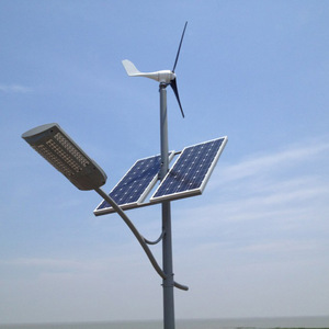 Solar Street <b>Light</b> With Wind And Solar Power Supply DC 24V <b>LED</b> For Outdoor Lighting Project Installation - Product Image 2