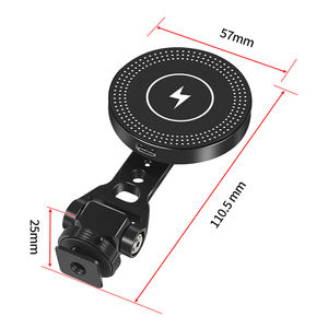 Support de <span class=keywords><strong>chargeur</strong></span> <span class=keywords><strong>sans</strong></span> <span class=keywords><strong>fil</strong></span> 10W support de téléphone portable 360 supports magnétiques rotatifs étuis de téléphone pour Smartphone - Product Image 4