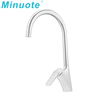 Robinet de cuisine monotrou en laiton à monter sur plan, robinet de bar