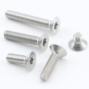 50 pçs/saco M1.4 M1.6 M2 M2.5 M3 M4 M5 M6 M8 Aço Inoxidável 304 Cabeça Chata Torx Máquina Parafuso CSK Cabeça Seis Lobe Estrela Parafuso - Product Image 5