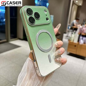 <span class=keywords><strong>Coque</strong></span> de téléphone magnétique <span class=keywords><strong>en</strong></span> PU dégradé pour iPhone 13-17 <span class=keywords><strong>avec</strong></span> anneau diamanté électroplaqué, couleur dégradée, antichoc et protection d'objectif d'appareil photo - Product Image 5