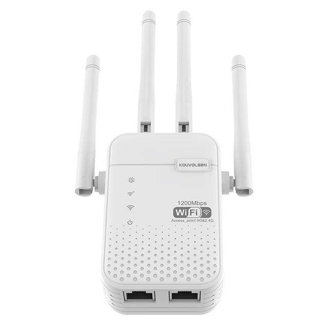 AC1200mbps Dual Band Wifi Repeater 2.4G Long Range Extender 5G Signal Amplifier WiFi Repetidor
