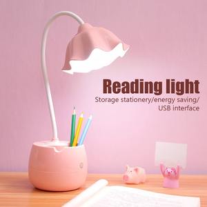 Lampe de bureau à LED à intensité variable, protection des yeux, lampe portable, rechargeable par USB, support porte-stylo, lumière multifonction - Product Image 4