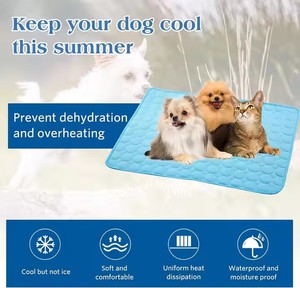 Tapis rafraîchissant écologique pour chiens et chats, vente en gros, lit pour animaux de compagnie d'été, tissu durable, canapé, coussin de glace - Product Image 4
