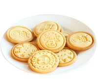 Molde de silicona Refine Factory para galletas con mango de madera, herramienta de repostería de grado alimenticio, molde decorativo para repostería, utensilio de cocina para panadería casera