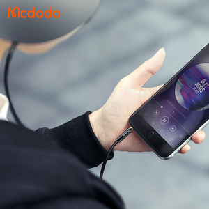 Mcdodo 664 4FT 황금 도금 DC3.5 남성-남성 오디오 케이블 1.2M 스피커 용 스테레오 <span class=keywords><strong>AUX</strong></span> 오디오 케이블 - Product Image 5