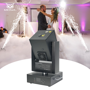 DMX Control Cabeza móvil Rotación Sparkler Etapa Llama Spinning Máquina de chispa fría 750W para boda - Product Image 1