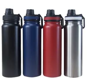 Stainless Steel Insulation Space Pot Outdoor Portable Sports Water Bottle Straight Cup Wholesale