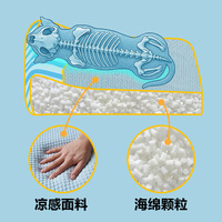Tapis rafraîchissant écologique pour chien et chat, rectangulaire, en PVC, lavable, antidérapant, apaisant, orthopédique, lit pour animaux, coussin de glace confortable, carton
