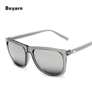 Lunettes de soleil carrées avec logo personnalisé pour femmes et hommes Cadre en PC UV400 promotionnel HK-Boyarn HKBY1194 - Product Image 2