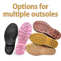 Chaussures de jardin pour femmes de haute qualité, personnalisées, imperméables, bottes en caoutchouc, bottes de pluie pour femmes, été, automne, vente en gros