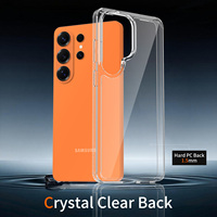 Coque de téléphone portable transparente et antichoc pour Samsung Galaxy S26U, étui en PC
