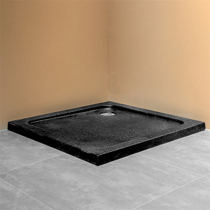 70x70 80x80 90x90 salle de bain receveur de <span class=keywords><strong>douche</strong></span> léger noir plat acrylique pierre receveur de <span class=keywords><strong>douche</strong></span> - Product Image 2