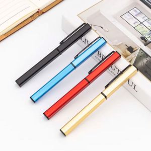 Square Business Metal Rollerball <b>Pen</b> Light Luxury Gel <b>Pens</b> with Custom logo Slim Signature <b>Pen</b> for Corporate Promotion - Product Image 3